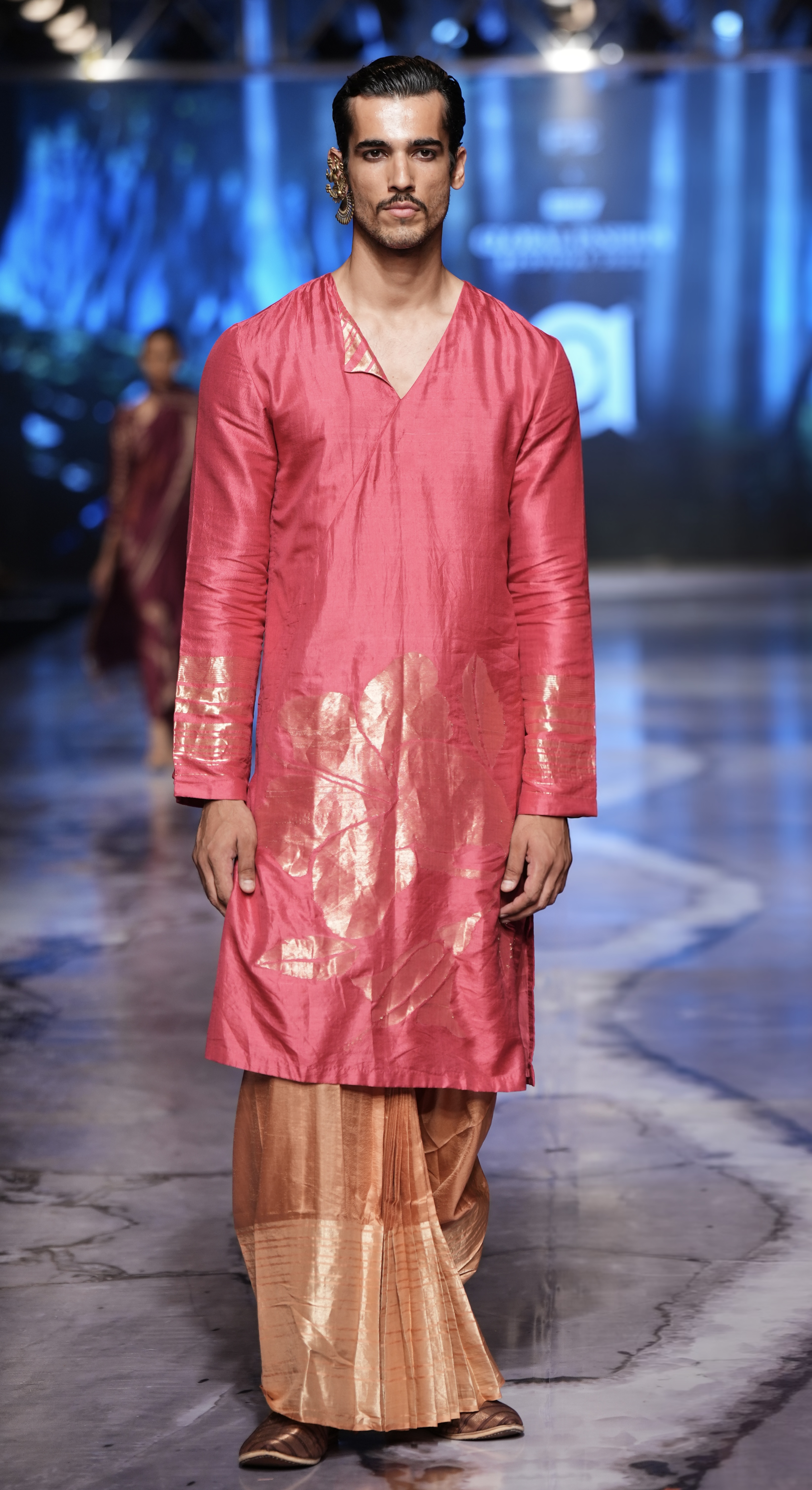 Handwoven Pure Silk Jamdani Kurta