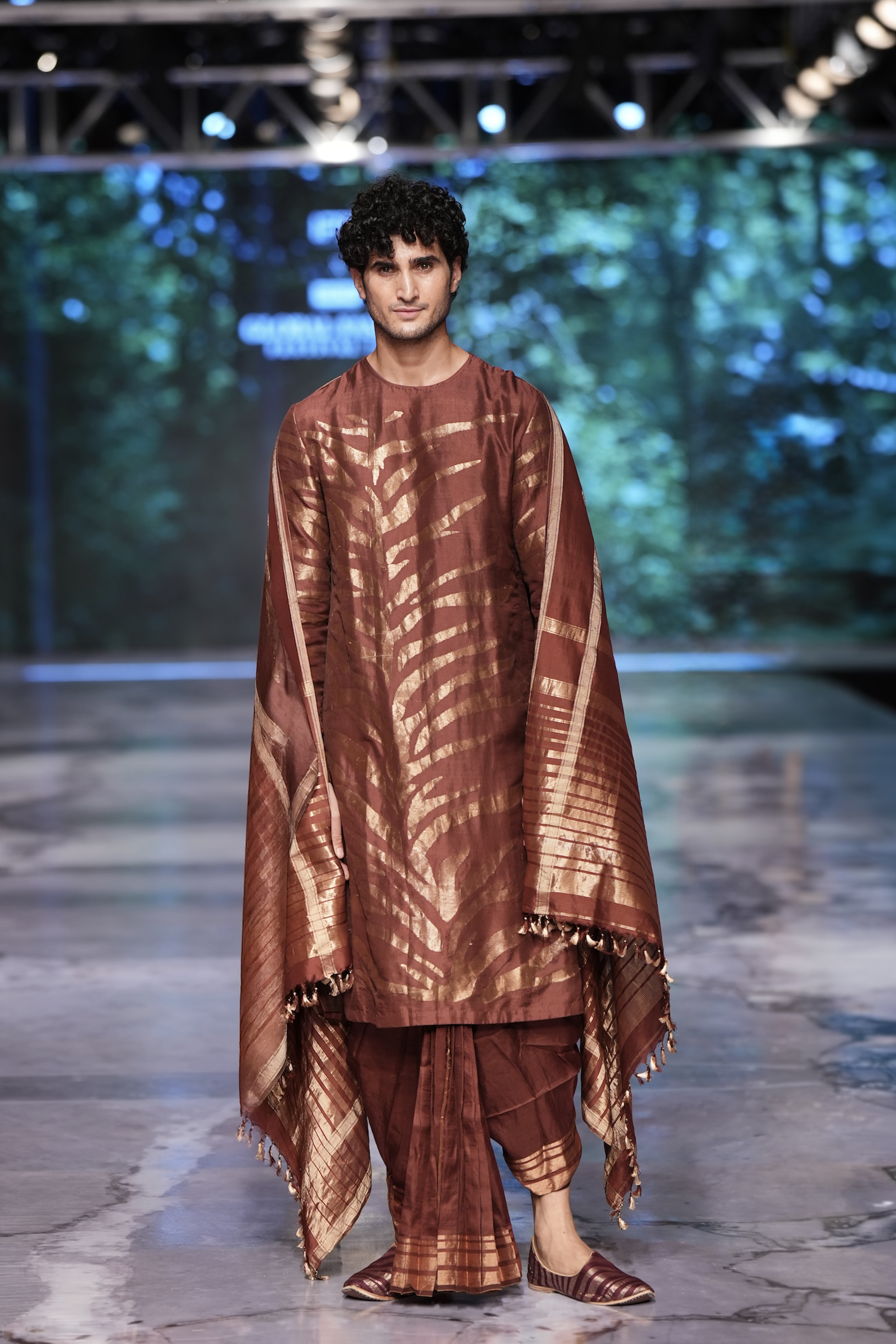 Handwoven Jamdani Silk Kurta