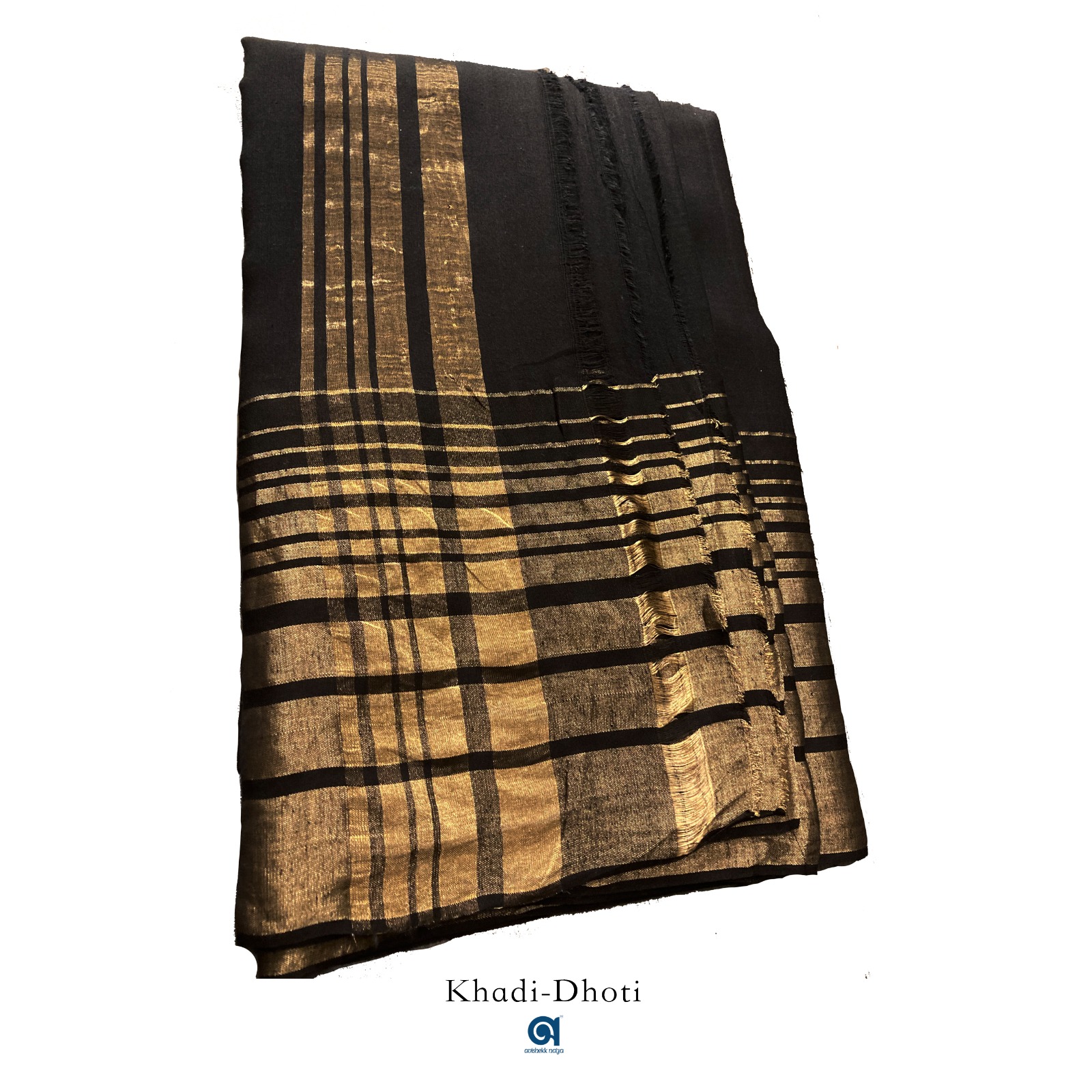 Khadi Dhakkapar Boarder Dhoti
