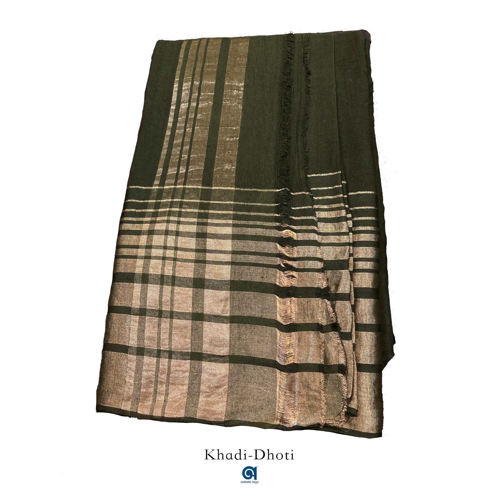 Khadi Dhakkapar Boarder Dhoti